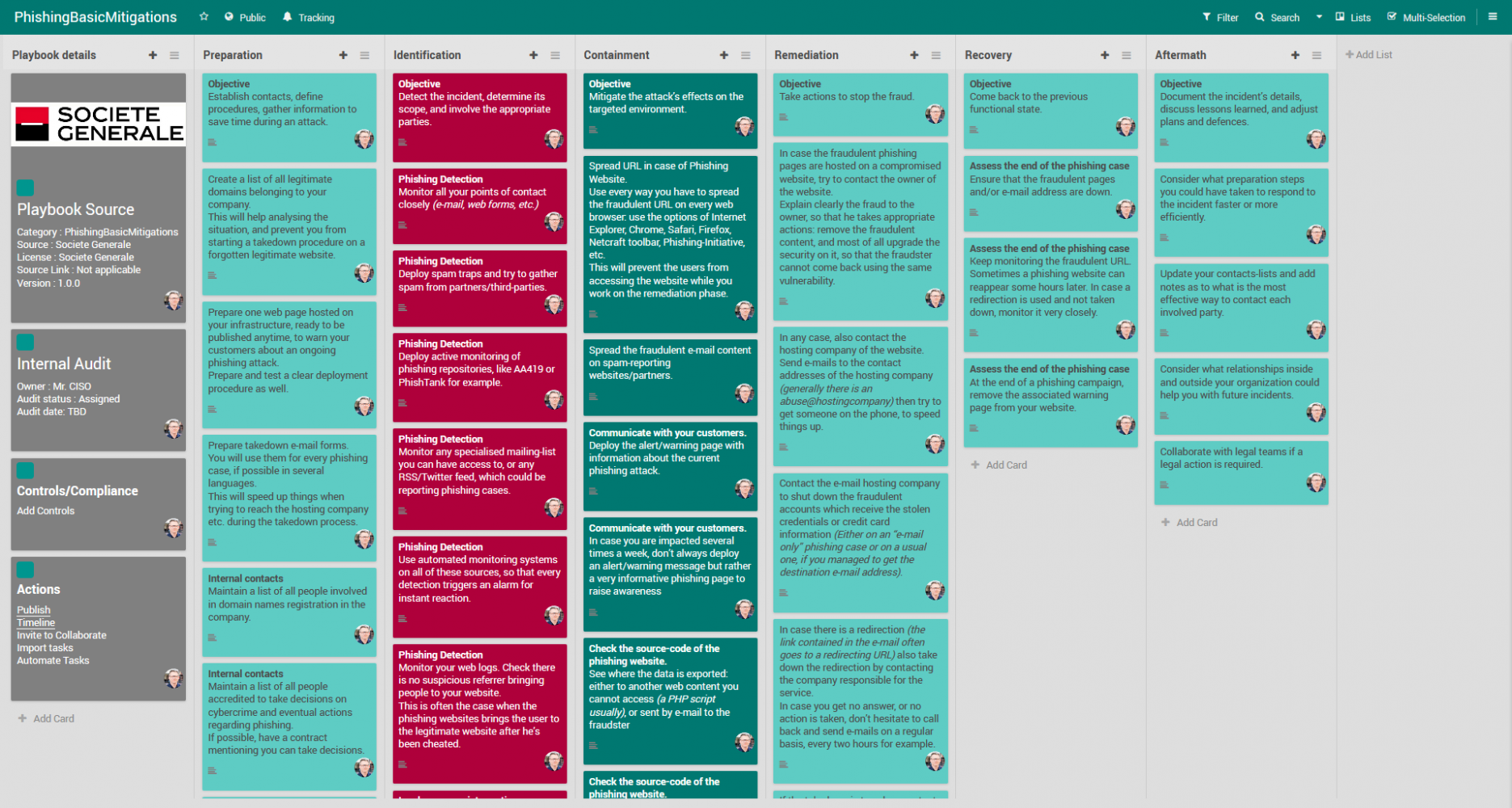 Playbook example. Incident response examples XSOAR.